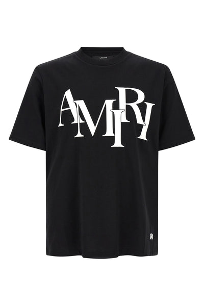 the amiri staggered logo t-shirt