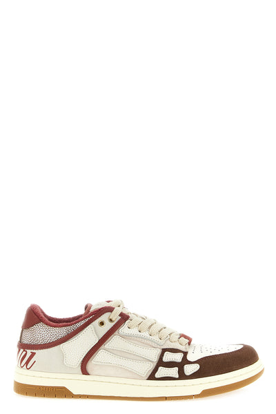 xl skel top low sneakers in suede