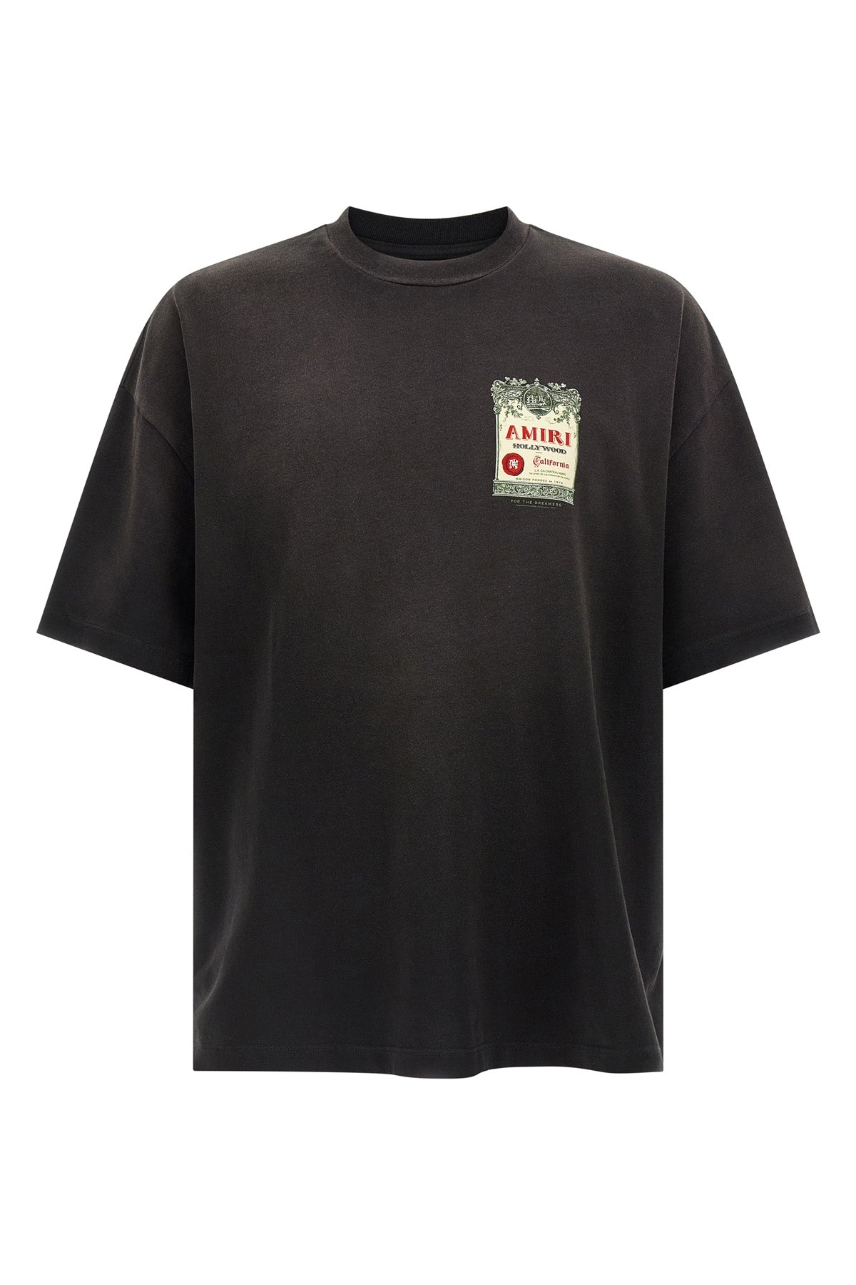 chateau stamp sun-faded cotton t-shirt