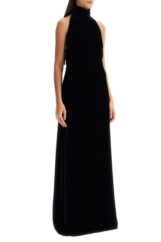 long velvet dress in armida style