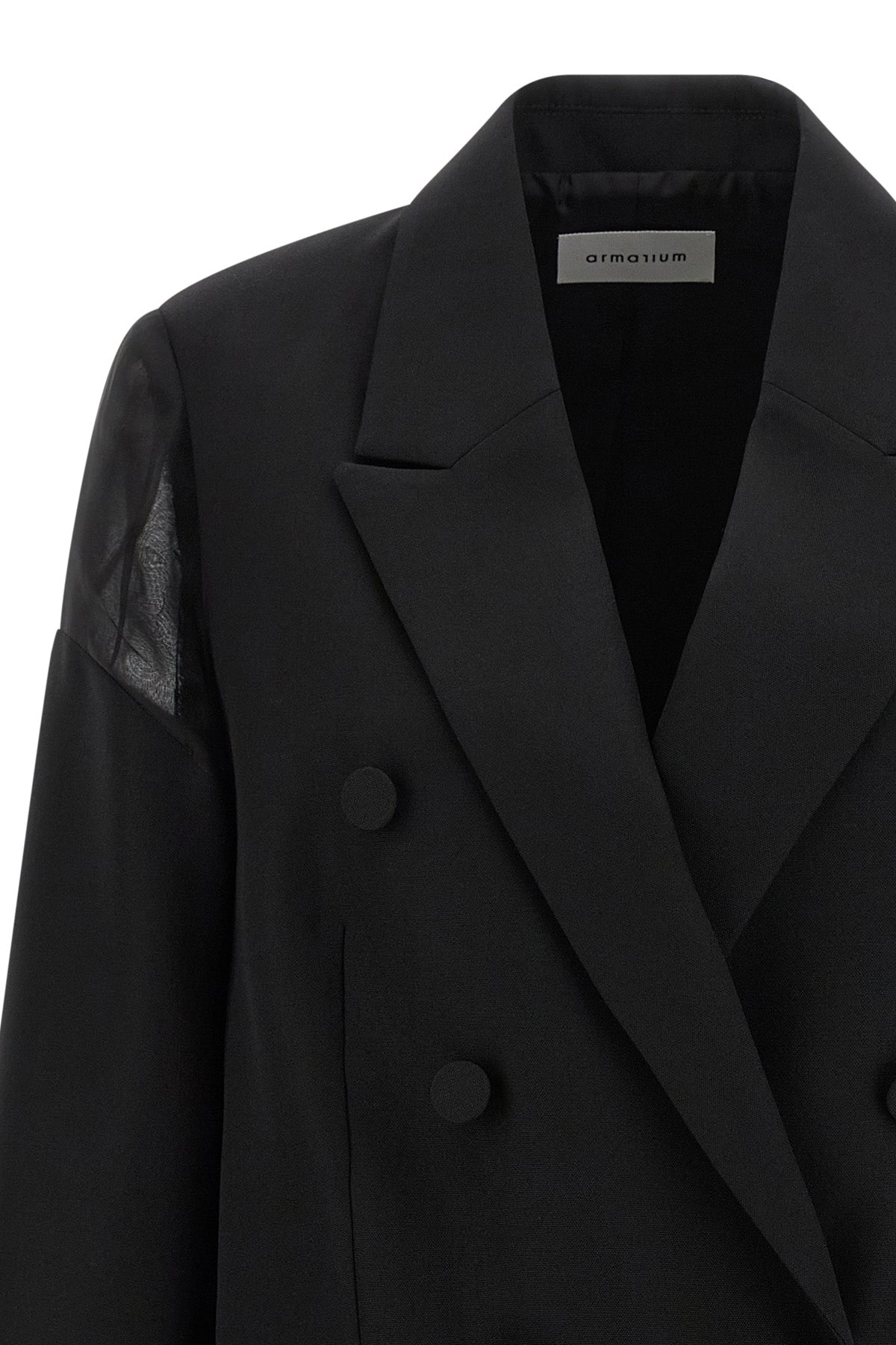 sveva mid-weight virgin wool blazer