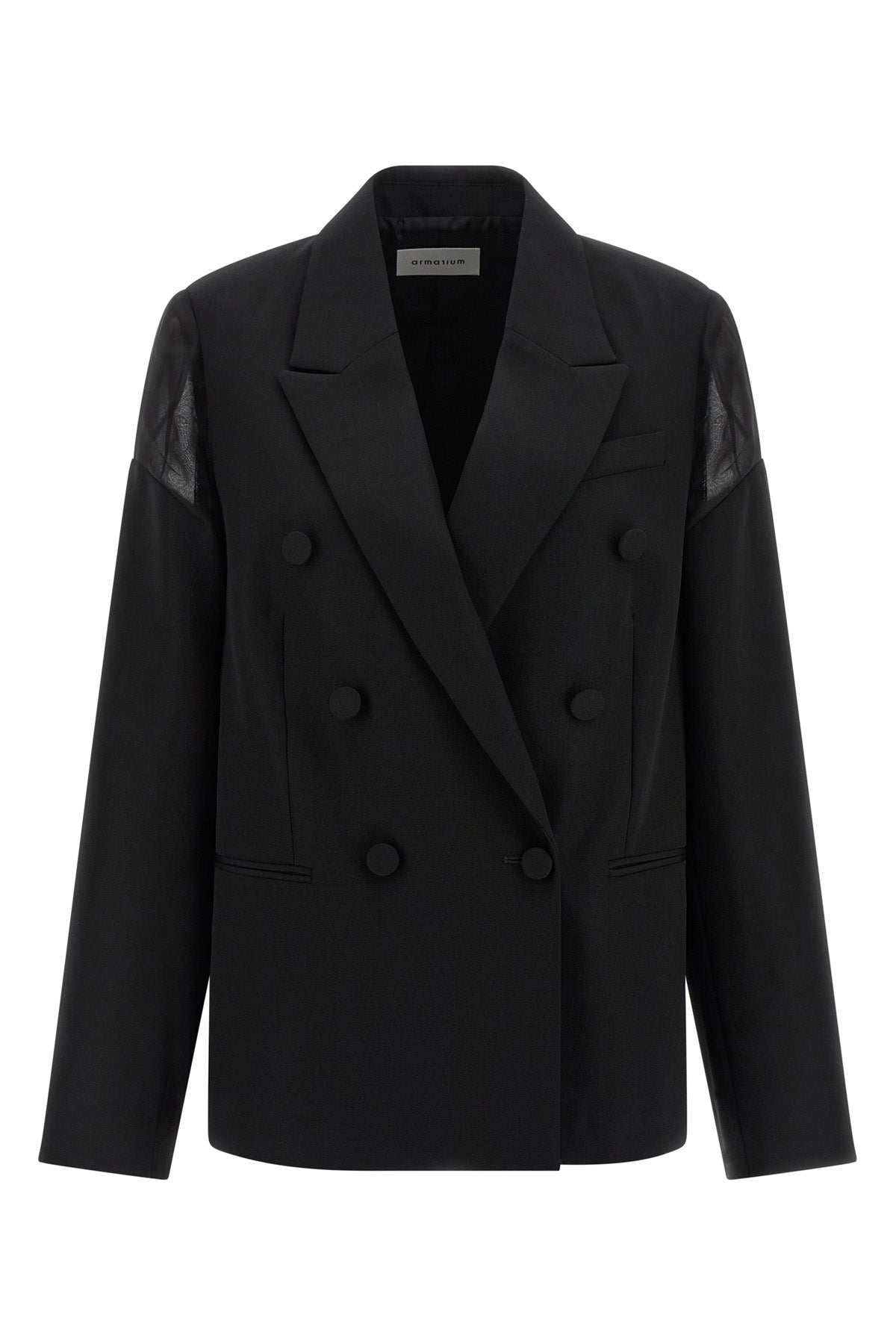 sveva mid-weight virgin wool blazer