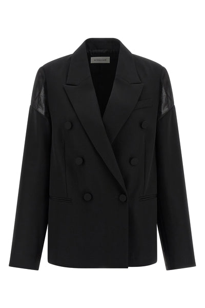 sveva mid-weight virgin wool blazer