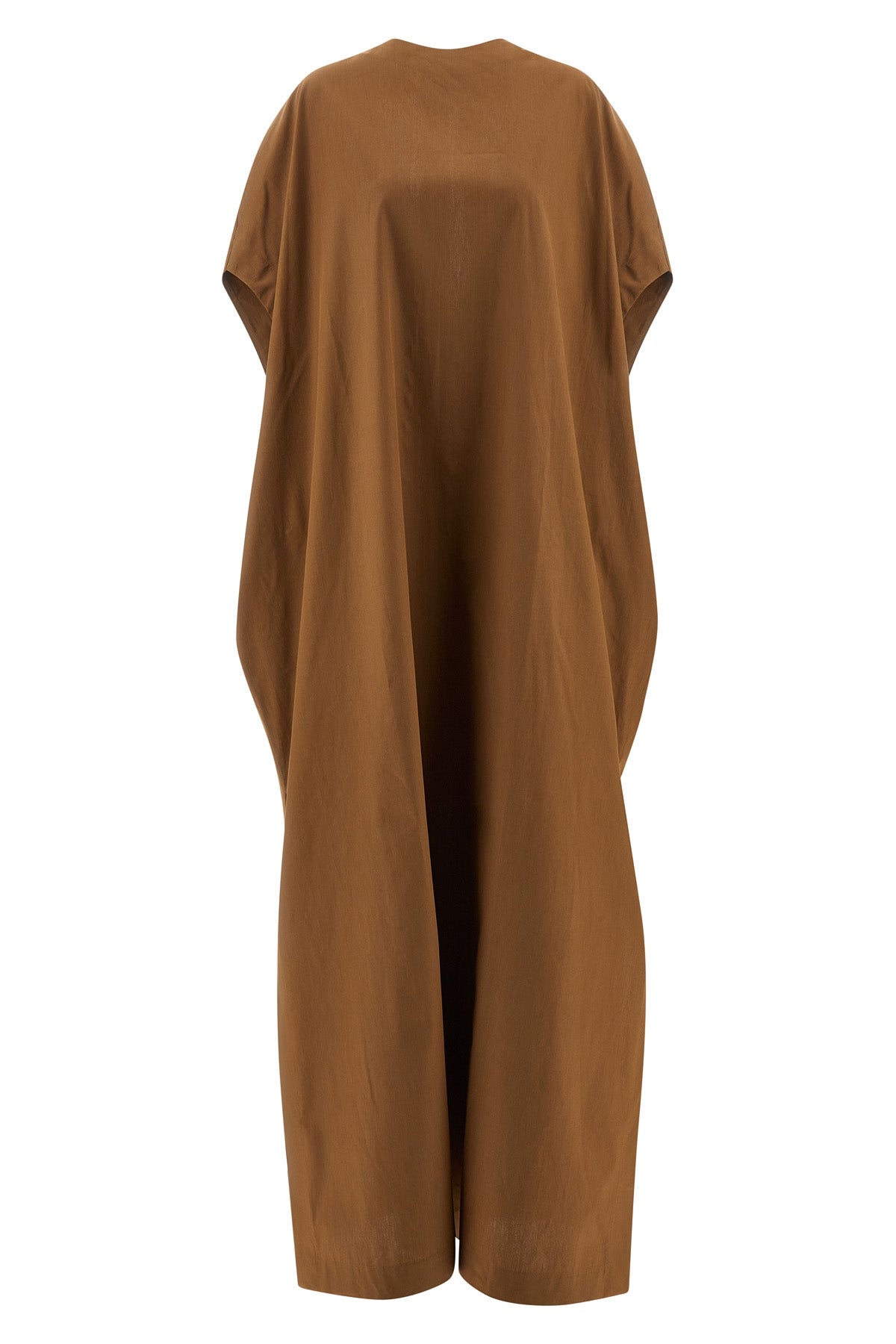 long nicla dress in cotton poplin