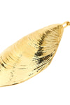 mussel shell a catena necklace in 24-carat gold-plated brass