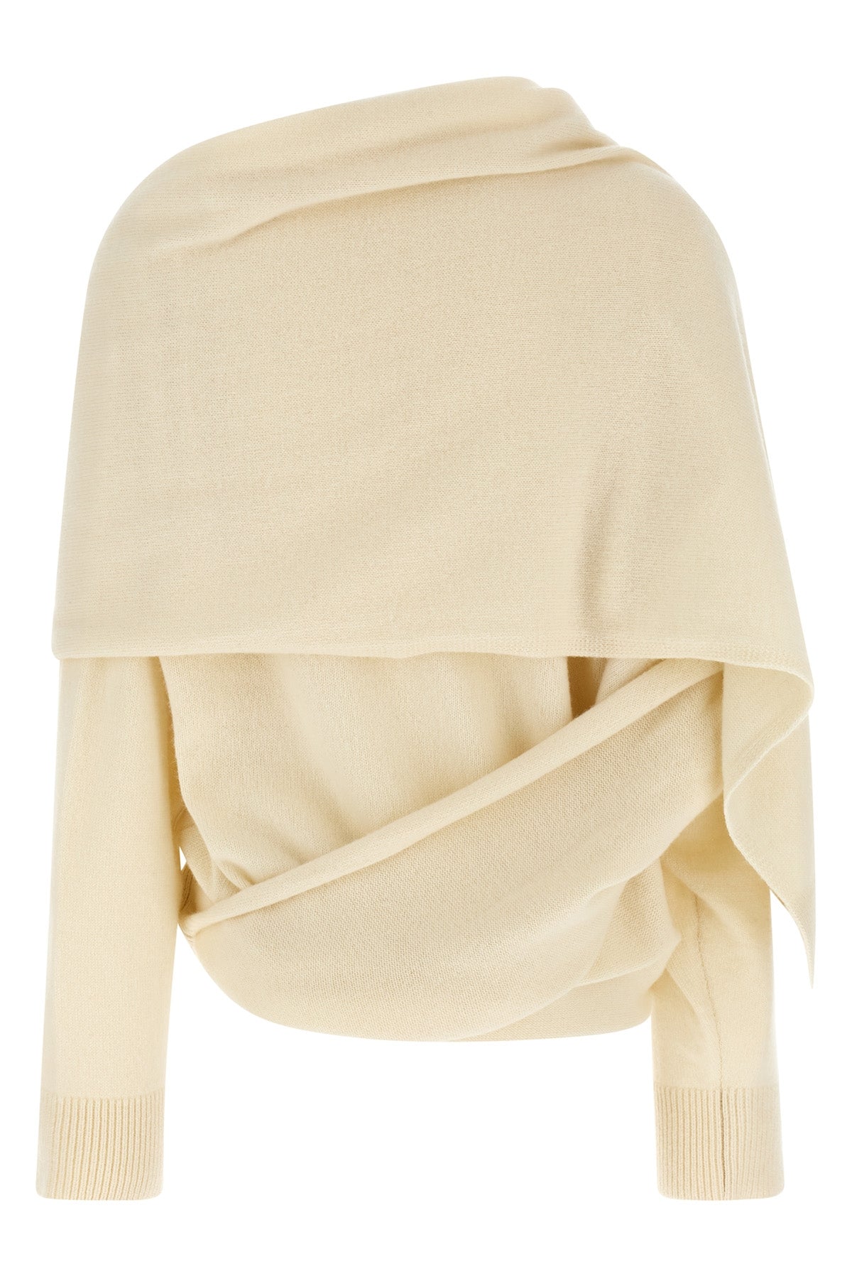 the armarium alida sweater redefines knitwear through a hybrid and innovative