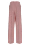 juno tailored pants in striped cotton poplin
