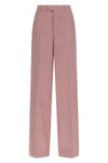 juno tailored pants in striped cotton poplin