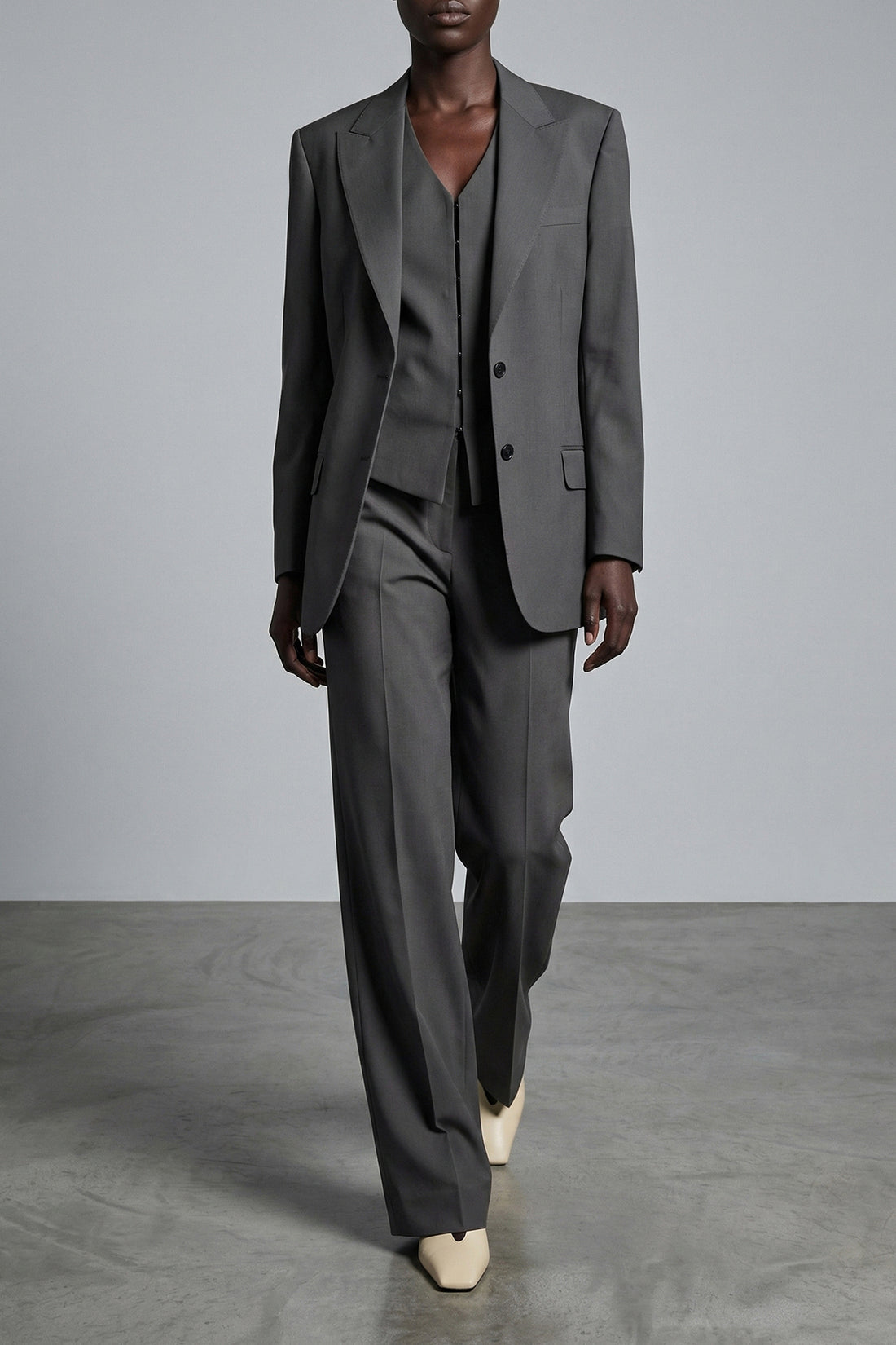 ARMARIUM 38 juno tailored wool trousers