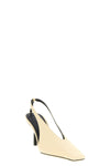 evelina glove-effect nappa leather slingbacks