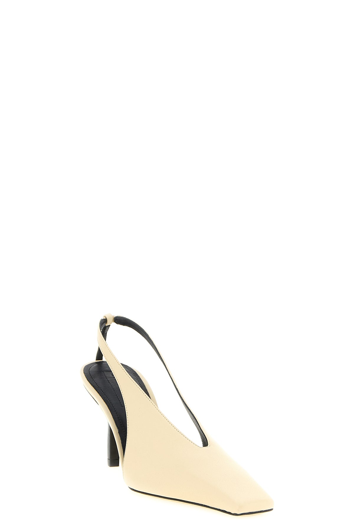 evelina glove-effect nappa leather slingbacks