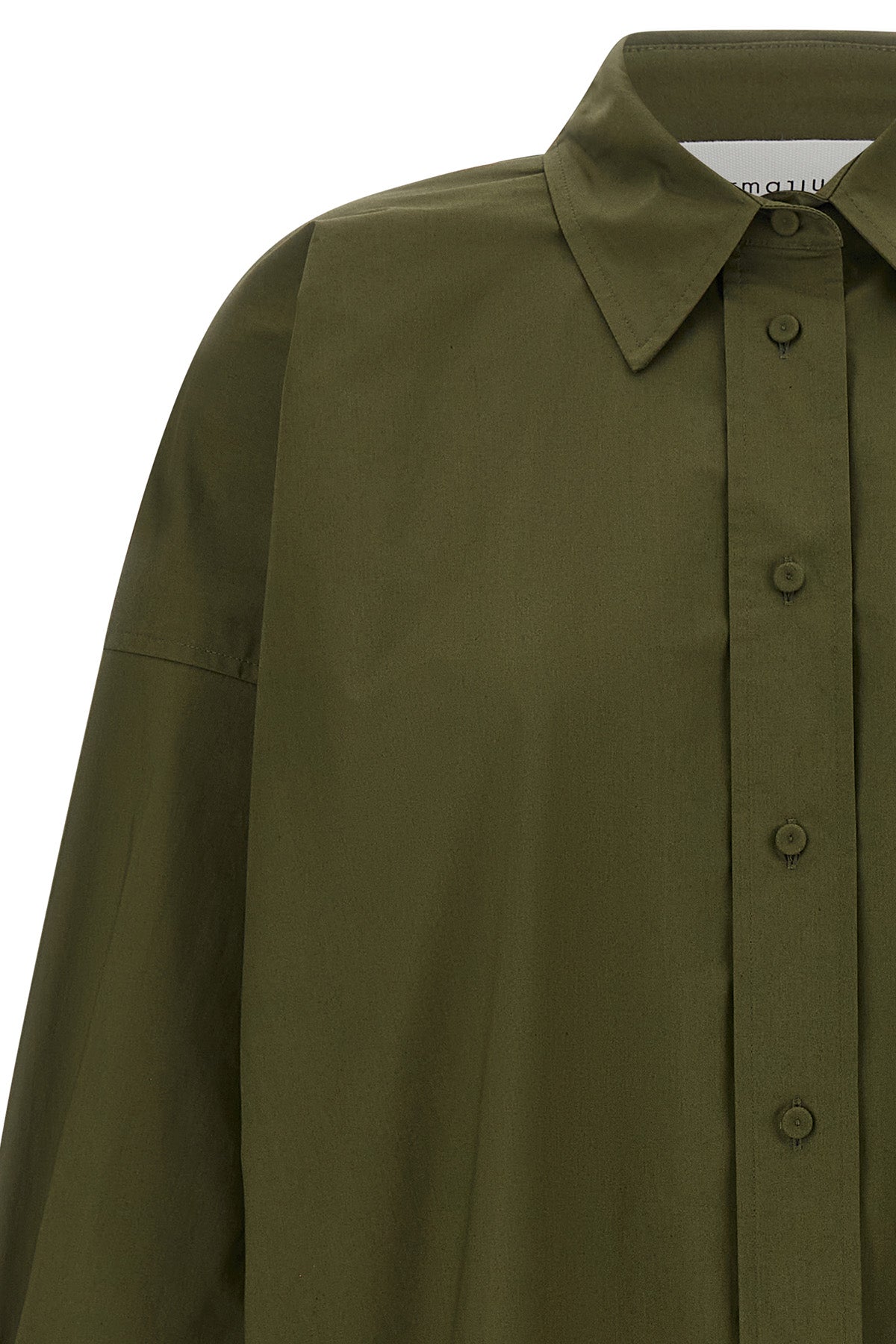 the armarium elsa shirt redefines classic volumes through a markedly oversized