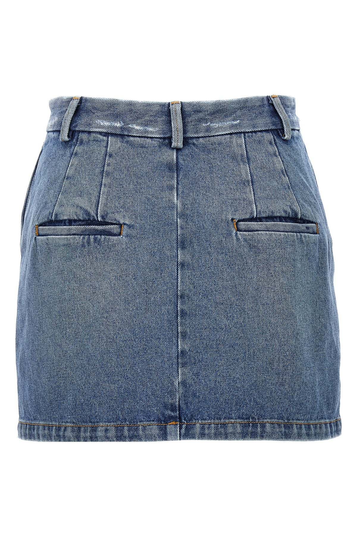 lula denim miniskirt
