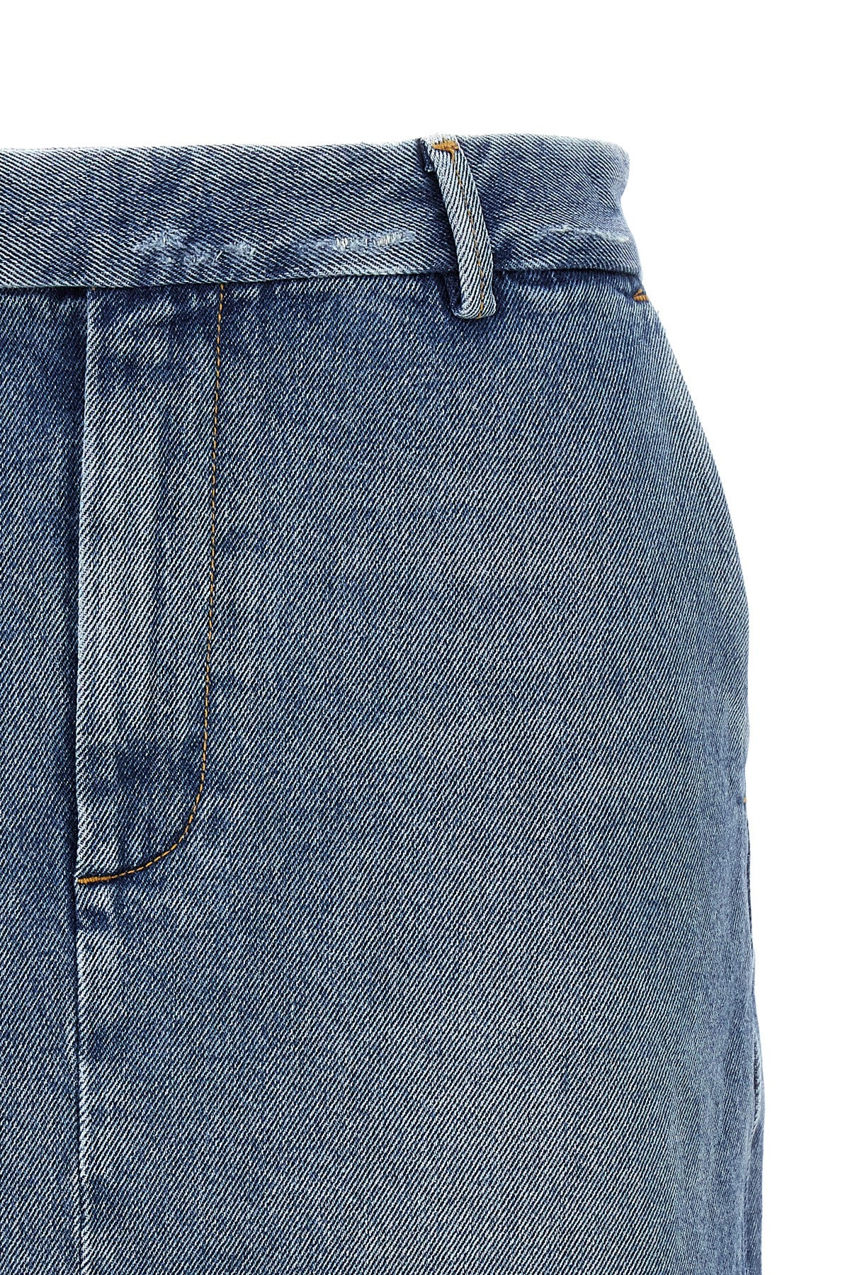 lula denim miniskirt