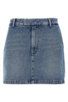 lula denim miniskirt