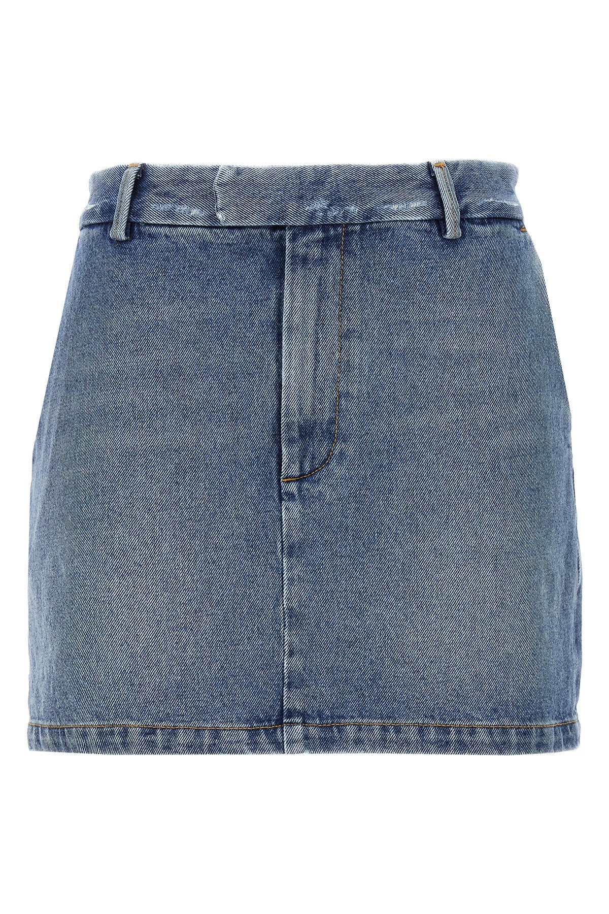 lula denim miniskirt