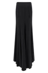 long rima skirt in double stretch silk satin