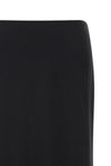 long rima skirt in double stretch silk satin
