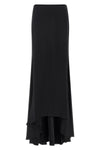 long rima skirt in double stretch silk satin