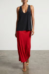 long florence silk skirt