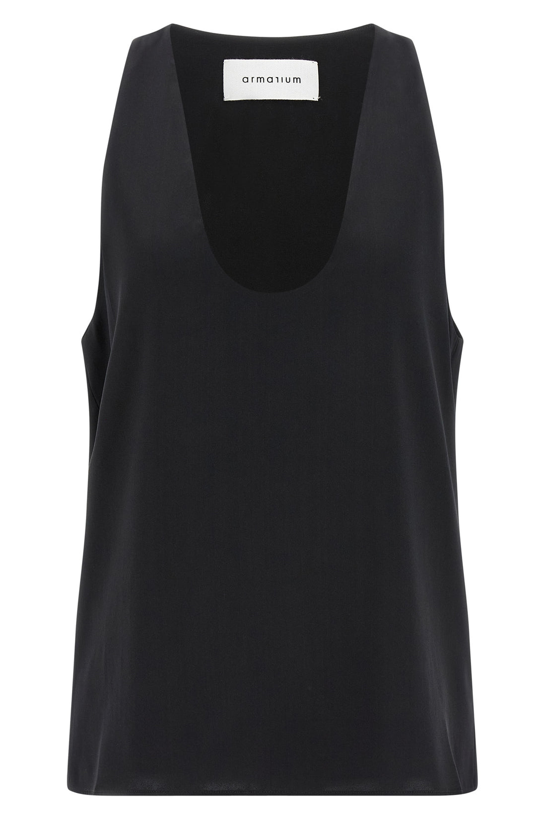 ARMARIUM 40 bianca silk satin top