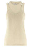 filippa ribbed stretch cotton top