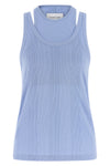 filippa ribbed stretch cotton top