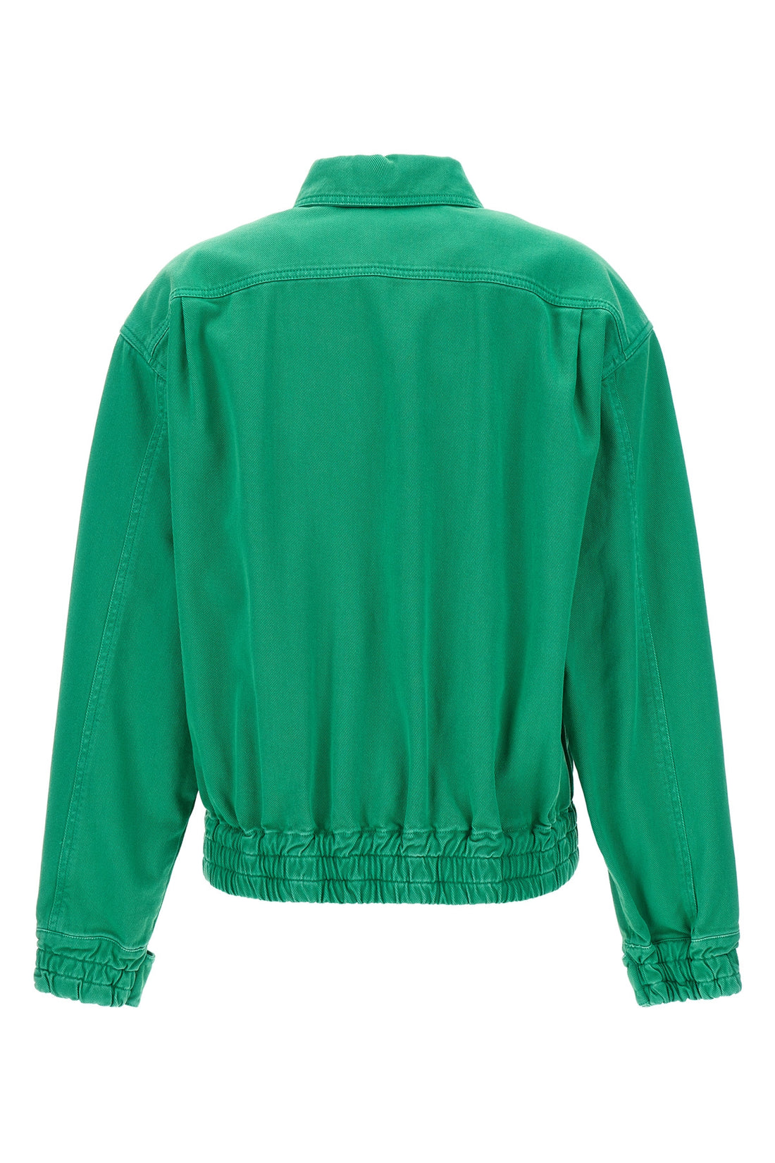 MAX MARA 38 arturo cropped jacket in garment-dyed cotton drill