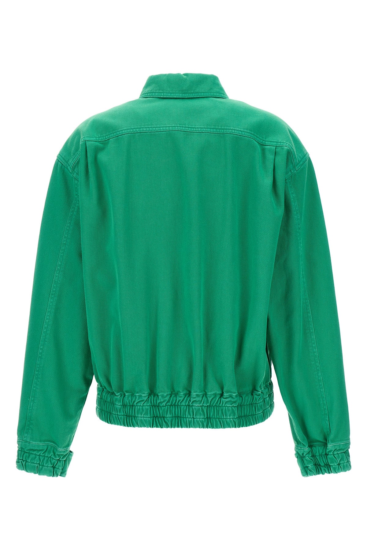 arturo cropped jacket in garment-dyed cotton drill