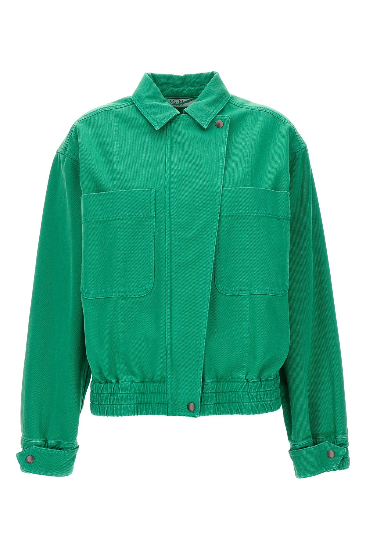 arturo cropped jacket in garment-dyed cotton drill