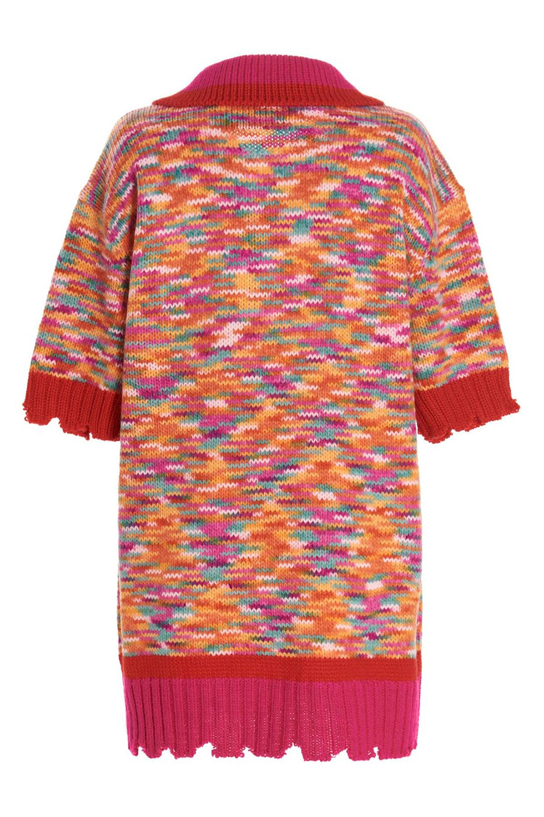 ANDERSSON BELL XS portela multicolor knit polo shirt