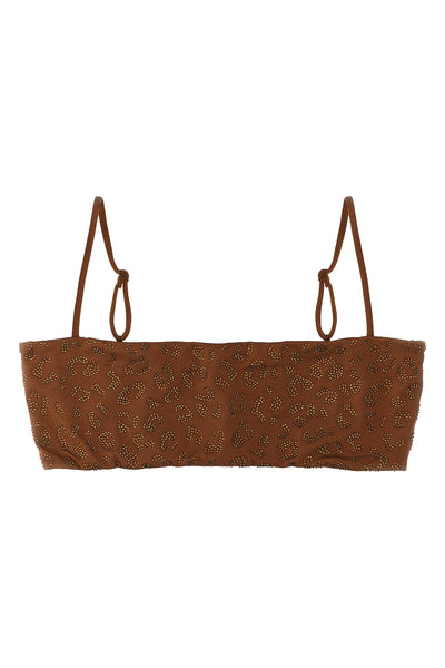 athena bikini top in stretch fabric