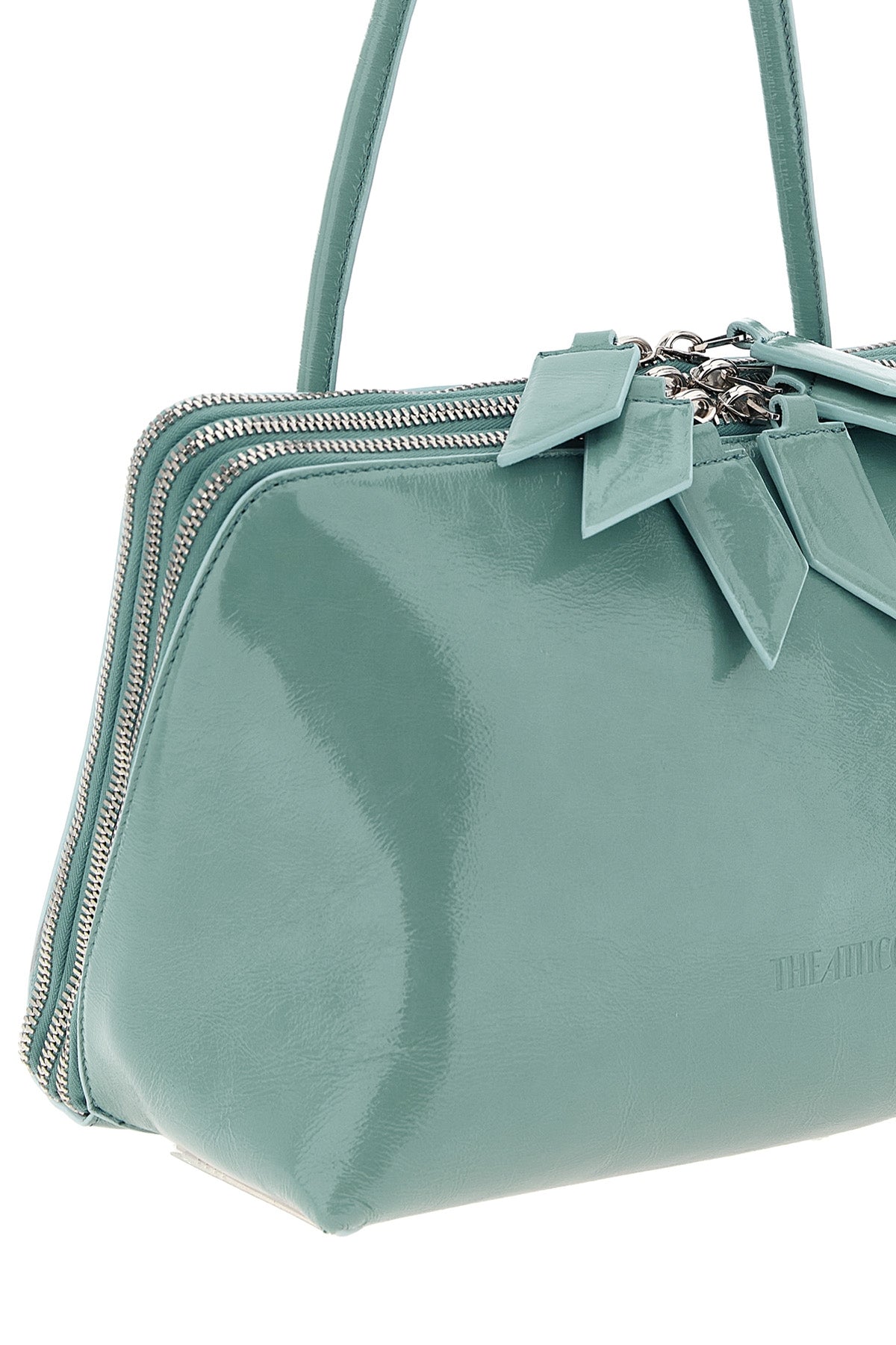 the attico laltra di milano shoulder bag is distinguished by a sculptural and