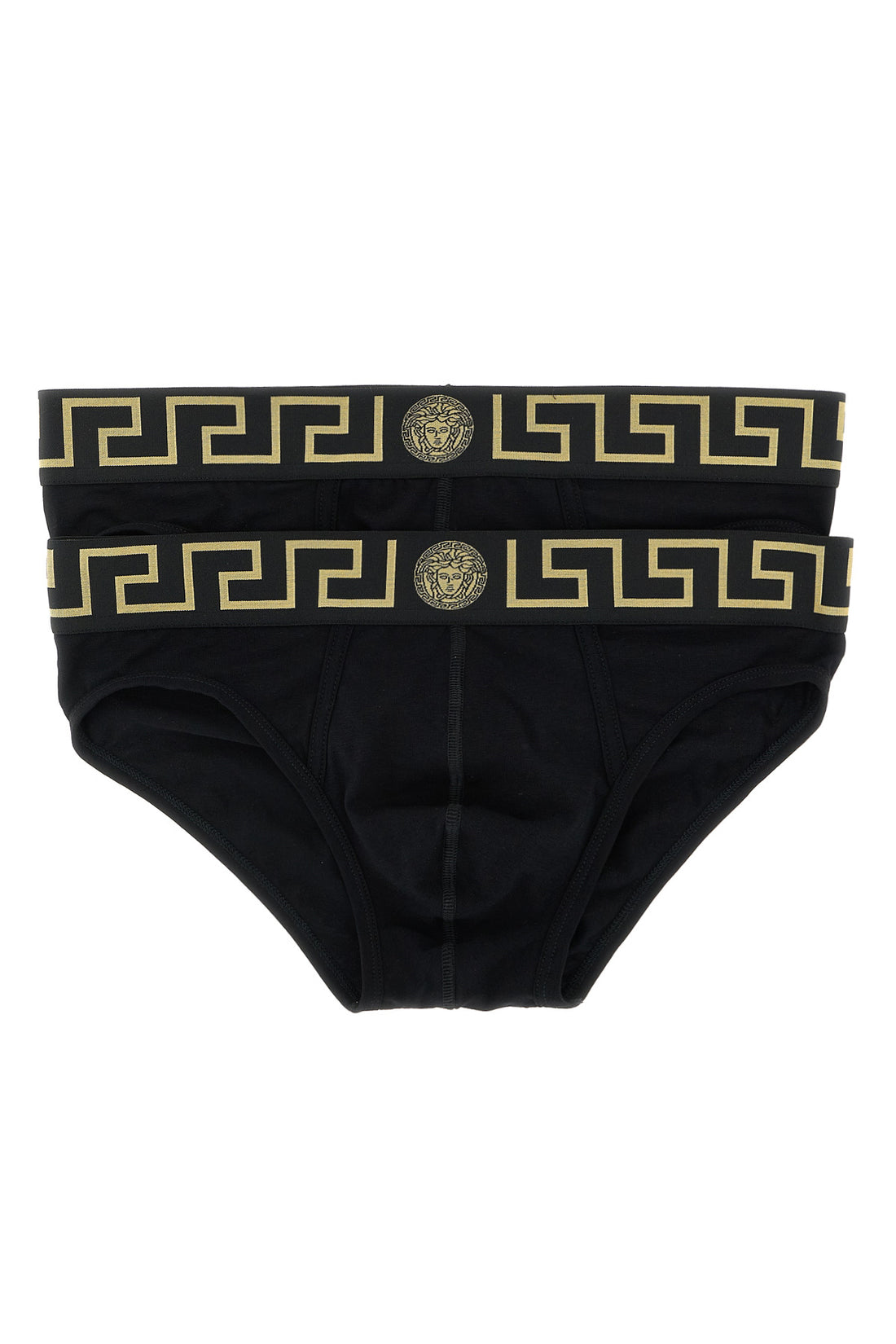 VERSACE 6 greca stretch cotton jersey 2-pack briefs set