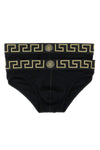 greca stretch cotton jersey 2-pack briefs set