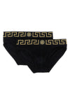 the bi-pack of versace stretch cotton briefs