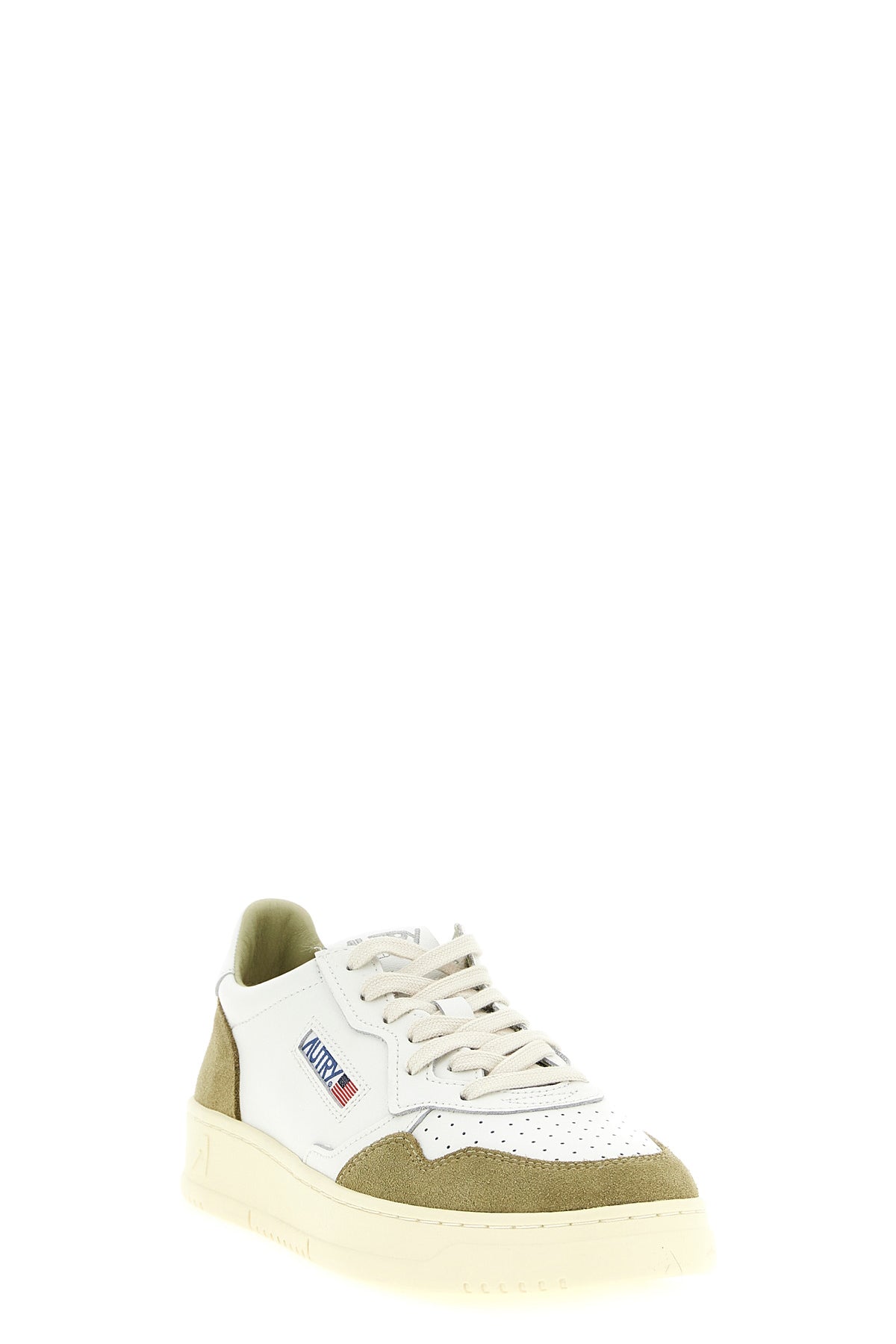 medalist low sneakers in goatskin leather