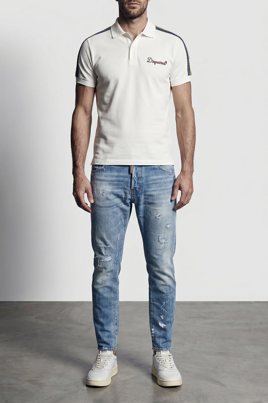 AUTRY 40 medalist low leather sneakers