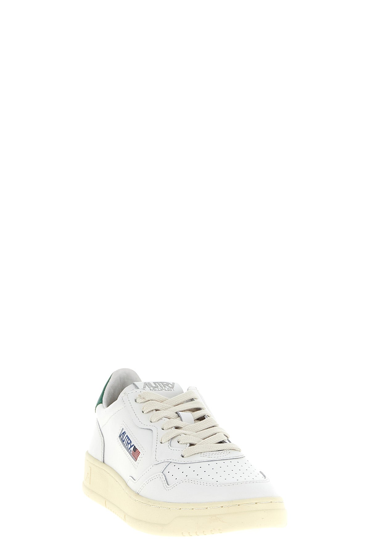 medalist low leather sneakers