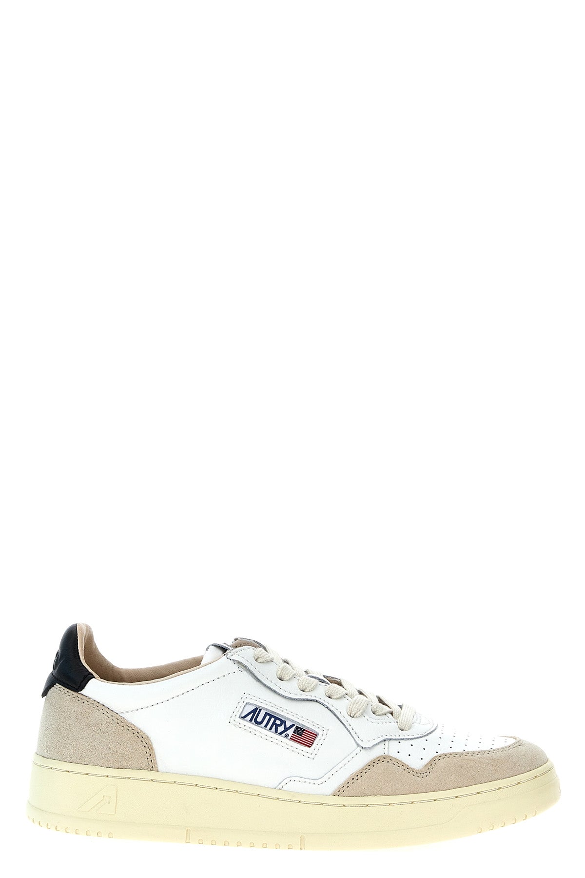 medalist low leather sneakers