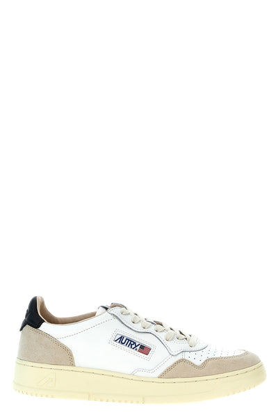 medalist low leather sneakers