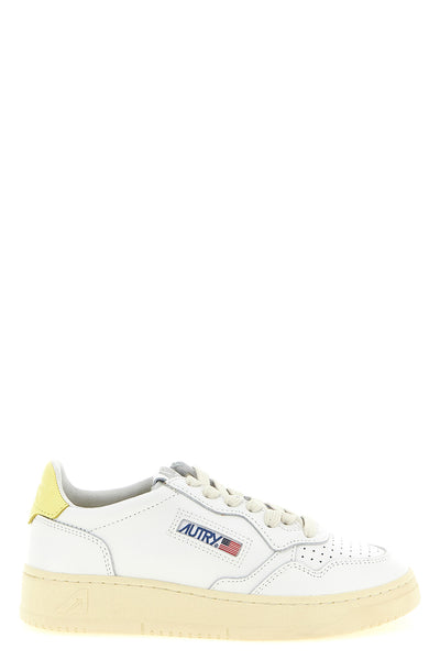 medalist low leather sneakers