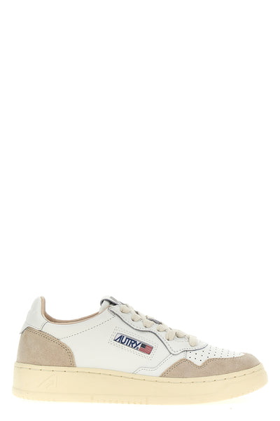 leather medalist low sneaker