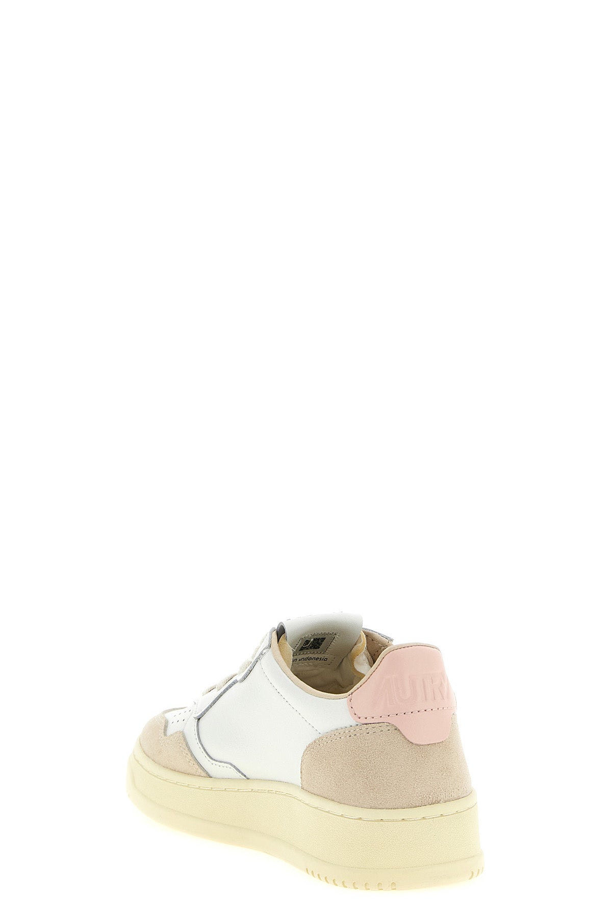 autry 01 two-tone leather and suede sneakers