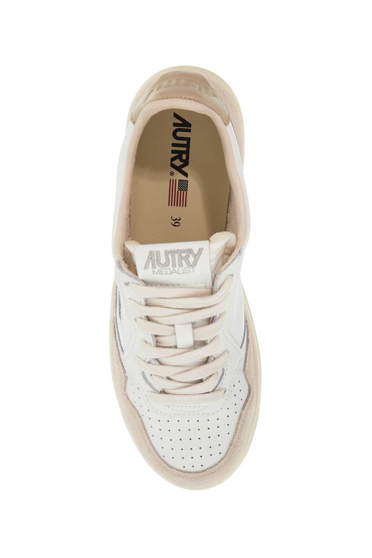 leather medalist low sneakers