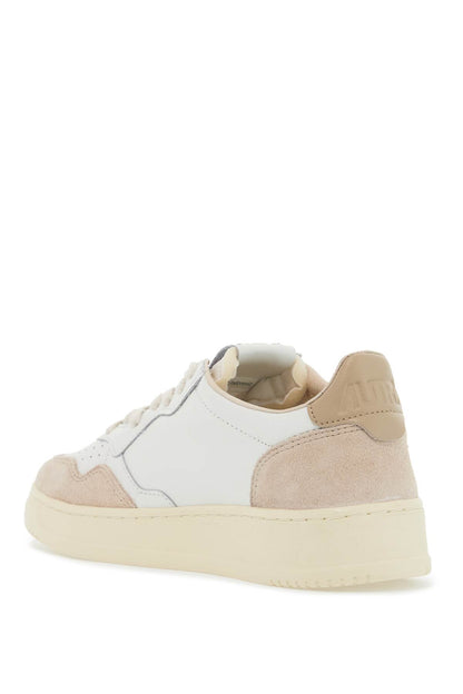 leather medalist low sneakers