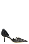 aurelie lace pointed pumps