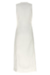 aureo long linen vest