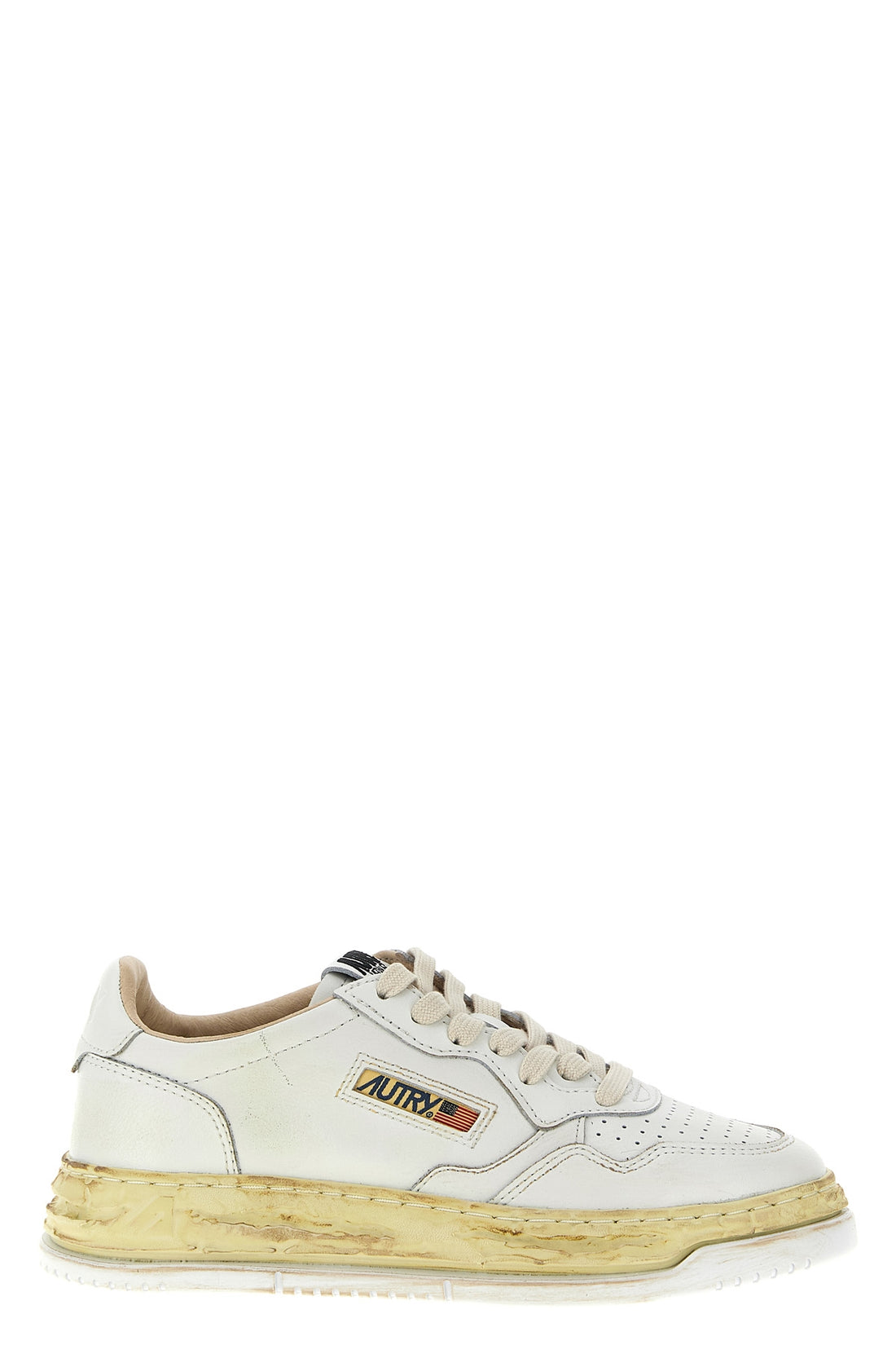 AUTRY 36 autry x maison mihara yasuhiro medalist low super vintage leather sneakers