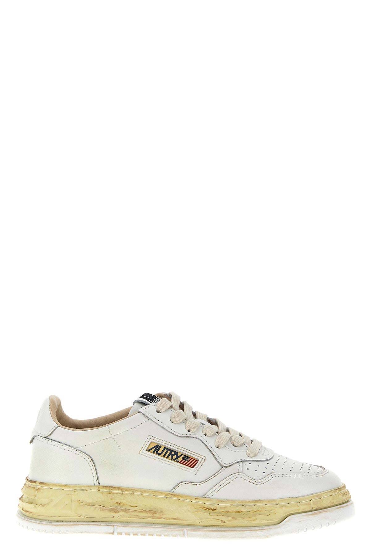 autry x maison mihara yasuhiro medalist low super vintage leather sneakers